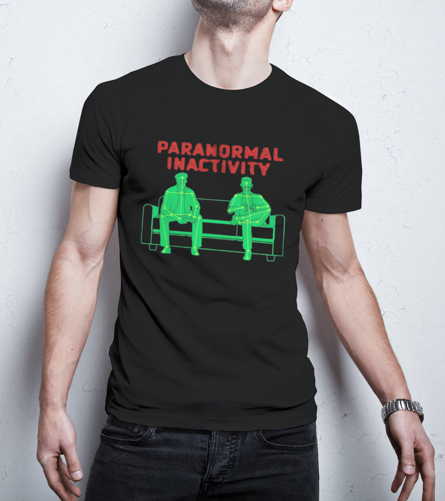 Paranormal Inactivity Gaming Couch Steve Gonsalves Dave Tango T-Shirt