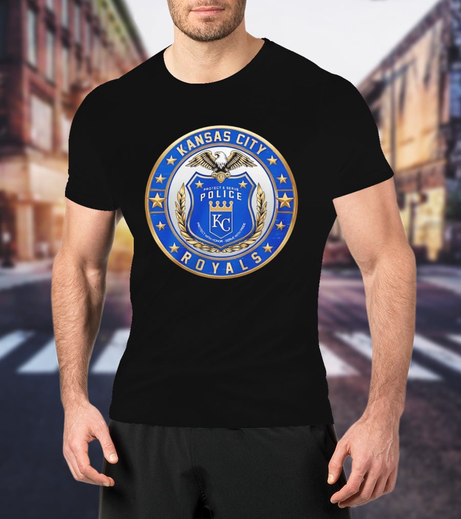 Kansas City Royals Protect Serve Police Honor Pride T-Shirt
