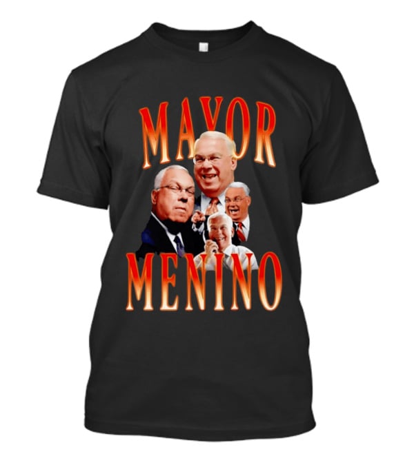 Mayor Menino Collage Of Smiling Expressions T-Shirt