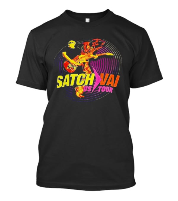 Satch Vai US Tour Electric Guitarist Spiral T-Shirt