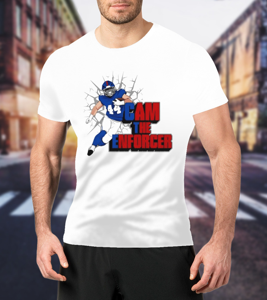 Cam The Enforcer New York Giants Football Player T-Shirt