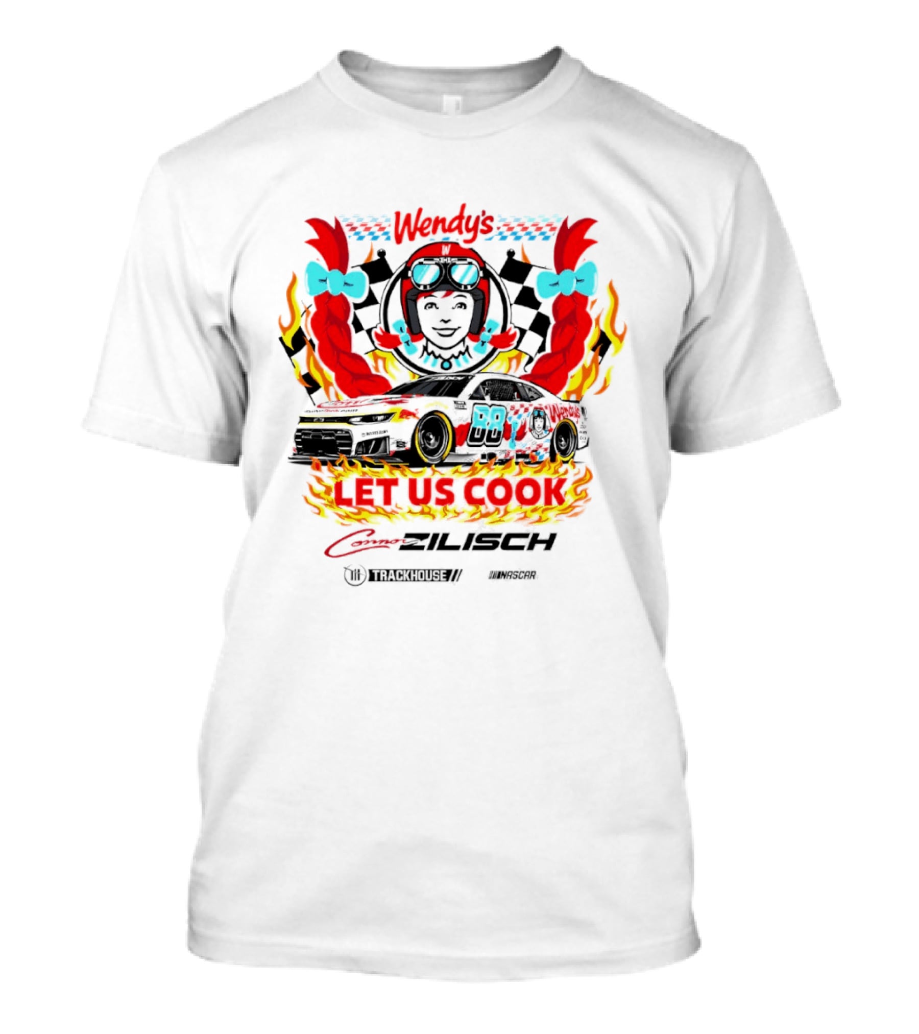 Connor Zilisch #88 Wendy's Racing Let Us Cook T-Shirt
