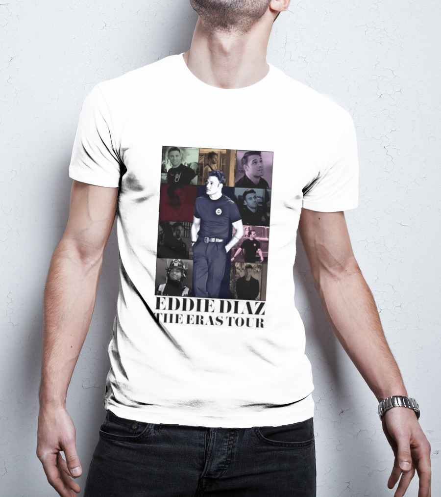 Eddie Diaz 911 TV Series The Eras Tour Collage T-Shirt