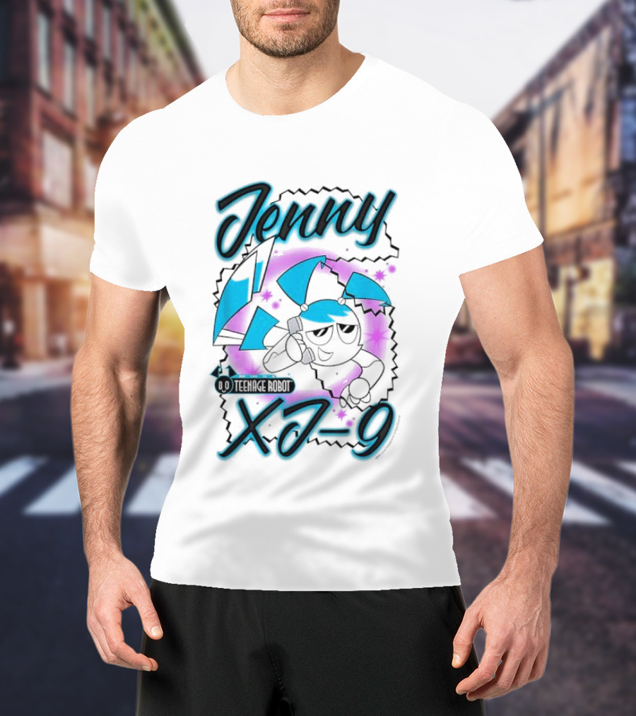Jenny XJ 9 My Life As A Teenage Robot Airbrush T-Shirt