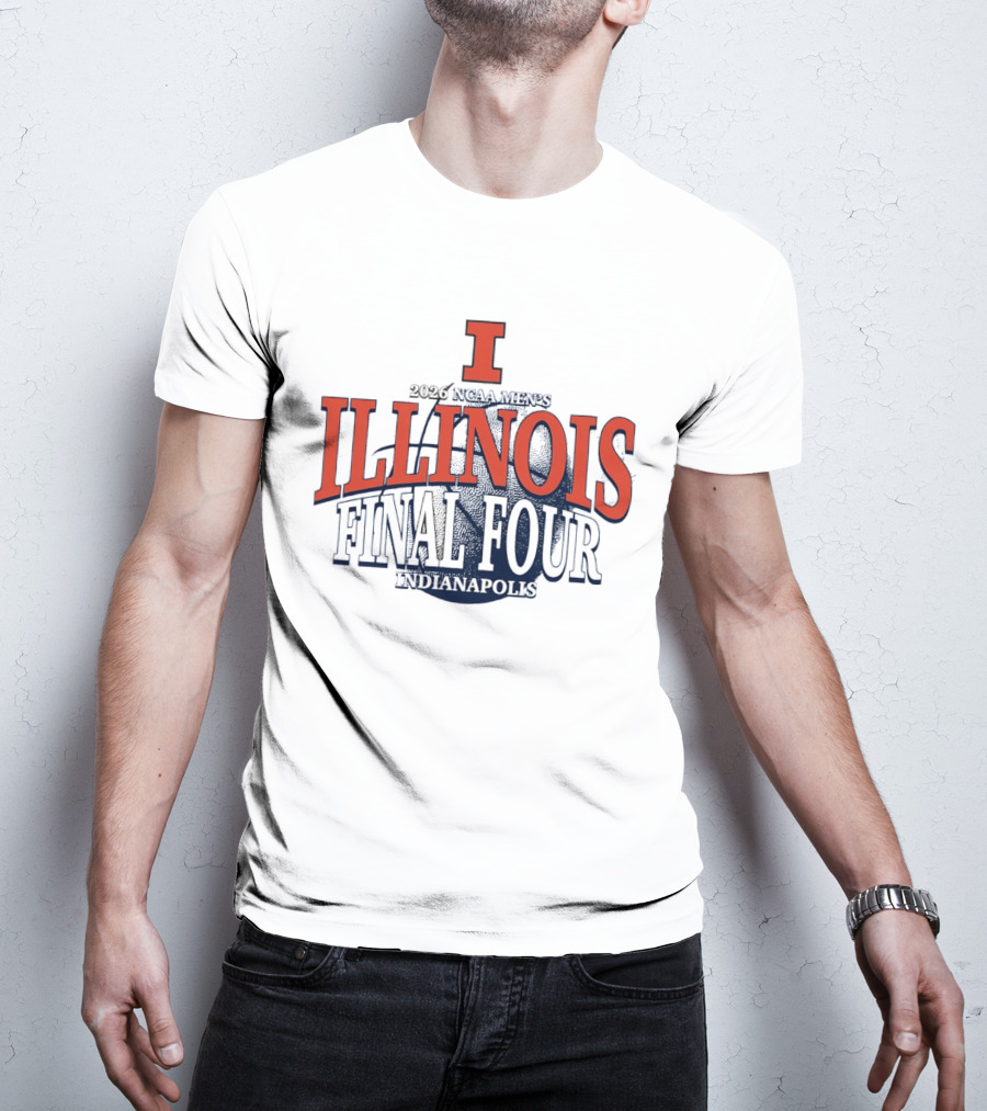Illinois Basketball 2026 NCAA Men's Final Four Indianapolis T-Shirt