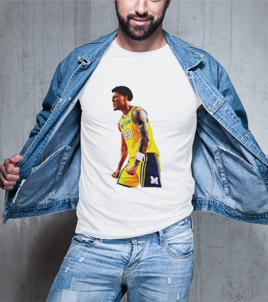 Yaxel Lendeborg Flex Motion Elite Energy Michigan Basketball 23 Jersey T-Shirt