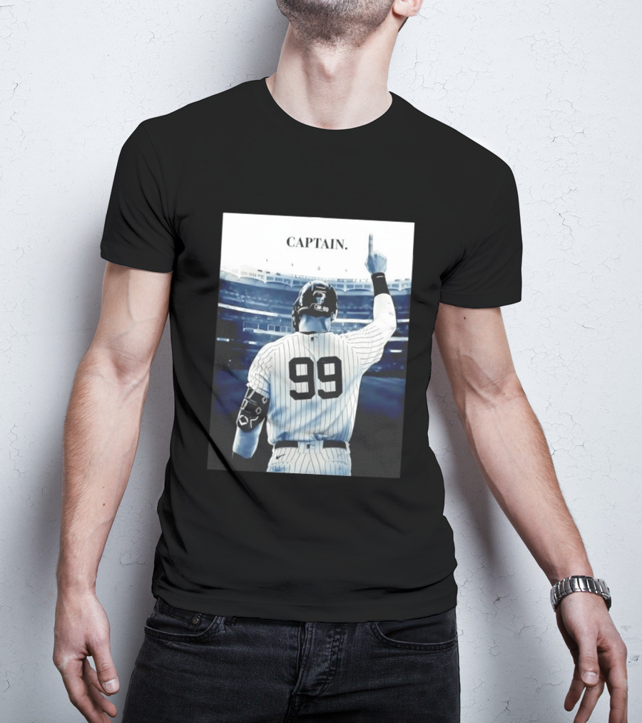 Aaron Judge 99 New York Yankees Captain Pointing Celebration T-Shirt