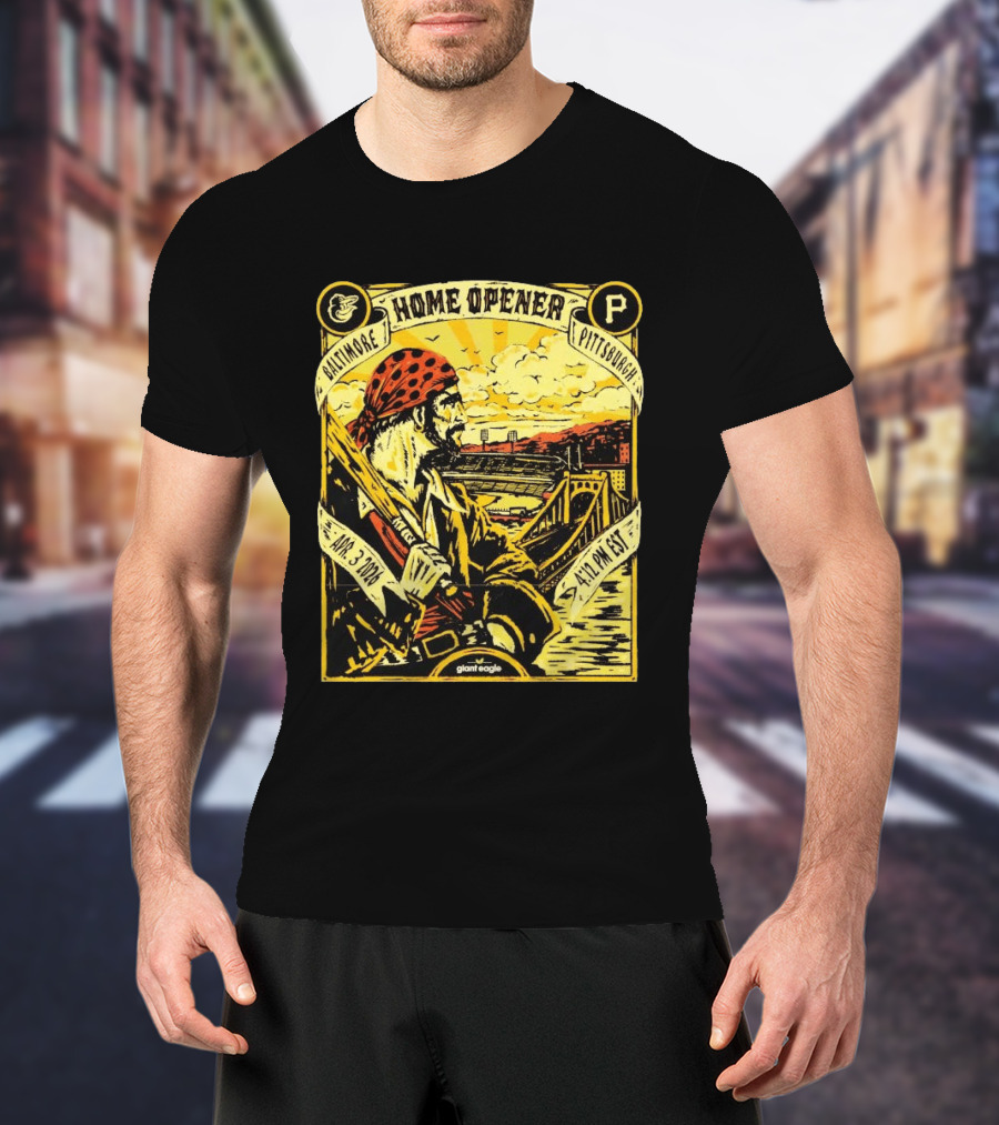 Baltimore Pittsburgh Pirates Home Opener Apr 3 2026 4:12 PM EST T-Shirt