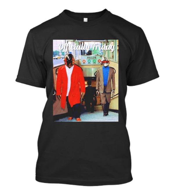 Daft Punk Officially Friday Tokyo Subway Entrance T-Shirt
