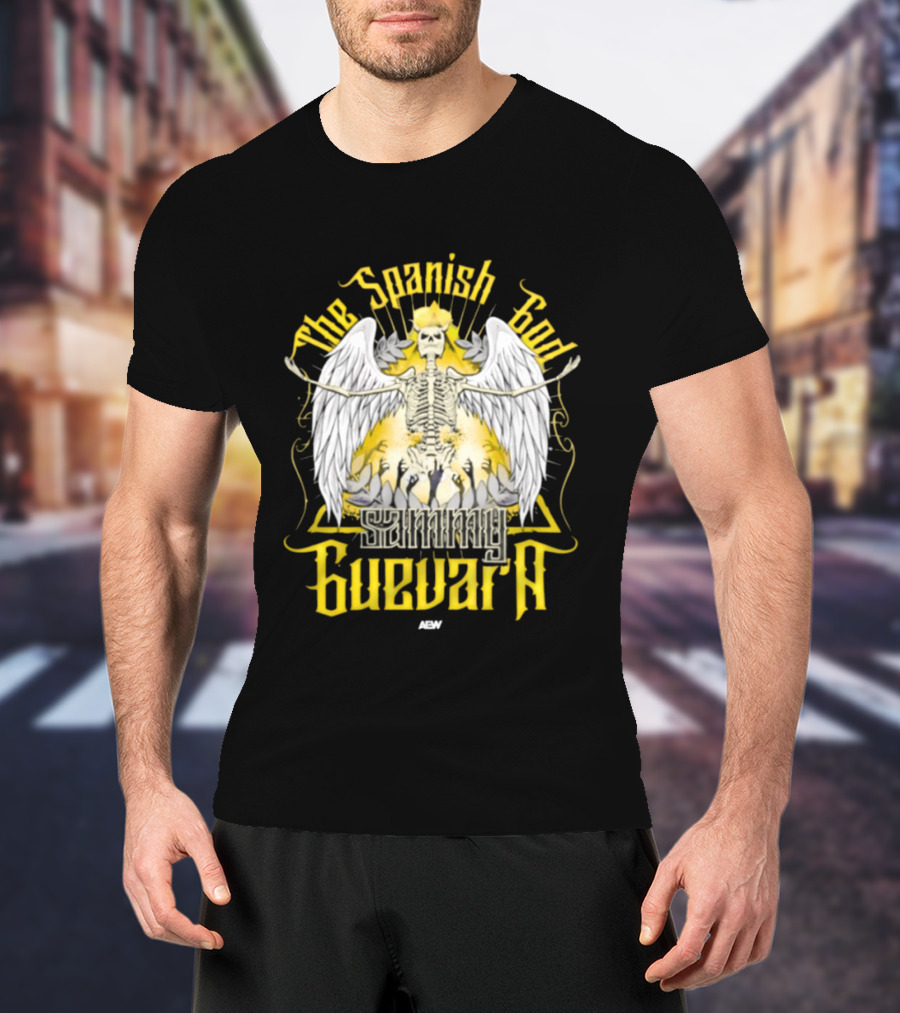 The Spanish God Sammy Guevara Wings And Crown Ascendant T-Shirt