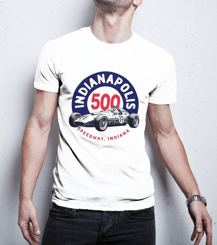 Indianapolis 500 Speedway Indiana Racing Car T-Shirt