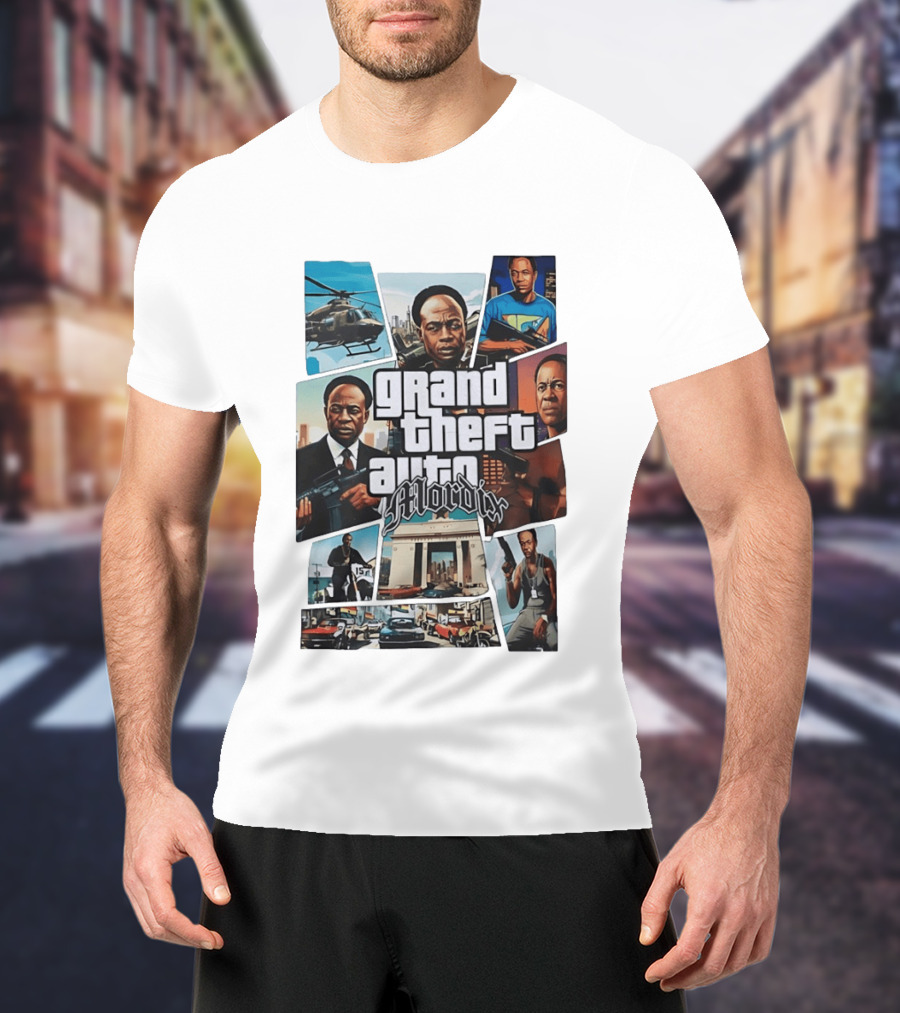 Grand Theft Auto Mordix Classic Crime Action Game T-Shirt