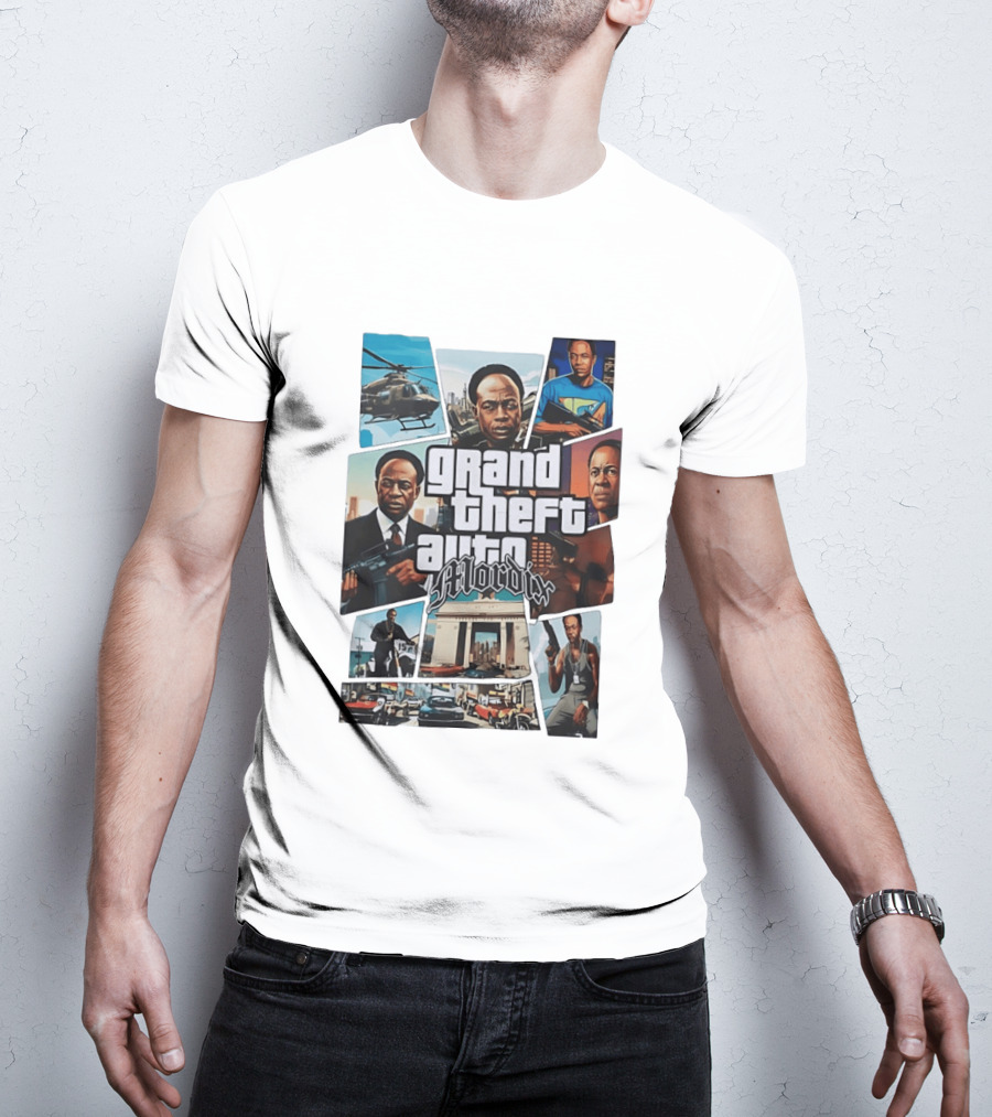 Grand Theft Auto Mordix Classic Crime Action Game T-Shirt