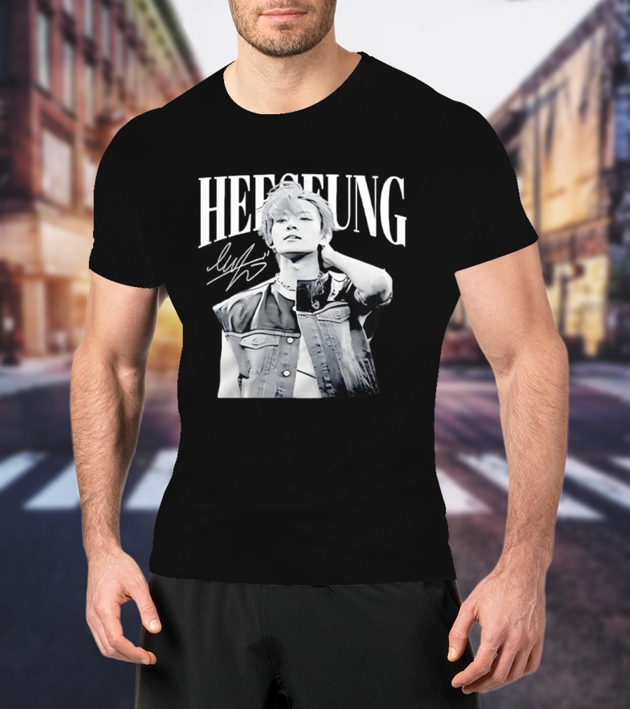 Heeseung ENHYPEN Signature Style Retro Look T-Shirt