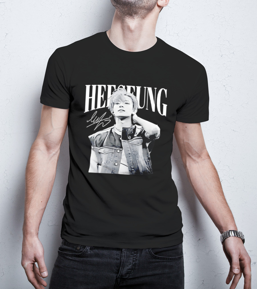 Heeseung ENHYPEN Signature Style Retro Look T-Shirt