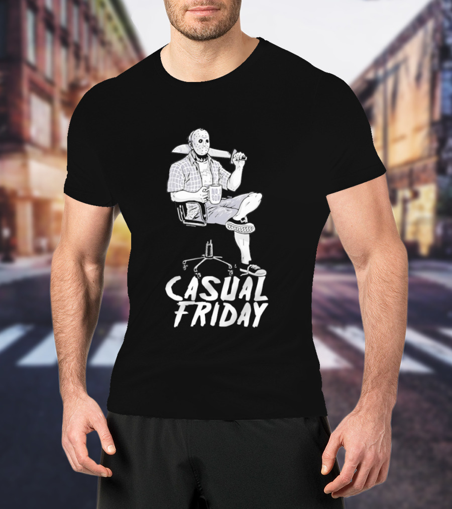 Jason Voorhees No Soi Casual Friday The 13th T-Shirt