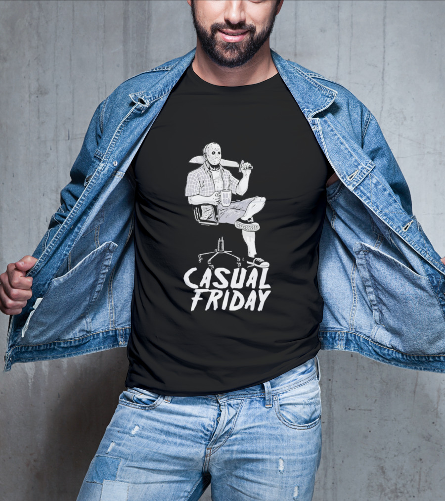 Jason Voorhees No Soi Casual Friday The 13th T-Shirt