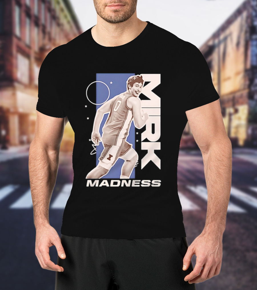 Mirk Madness Illinois Fighting Illini Basketball David Mirkovic T-Shirt