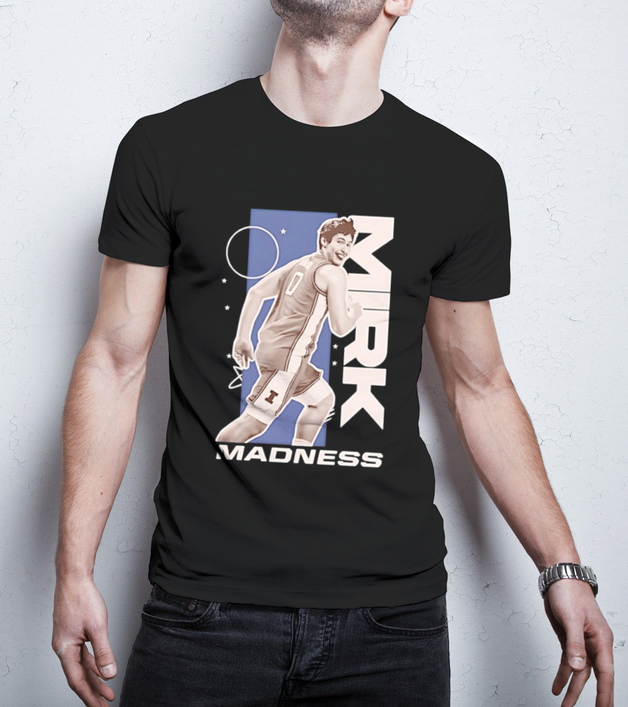 Mirk Madness Illinois Fighting Illini Basketball David Mirkovic T-Shirt