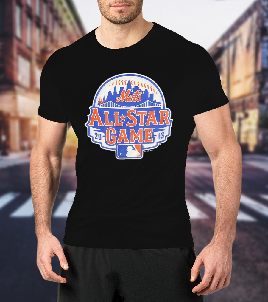 New York Mets 2013 All Star Game Skyline Baseball T-Shirt