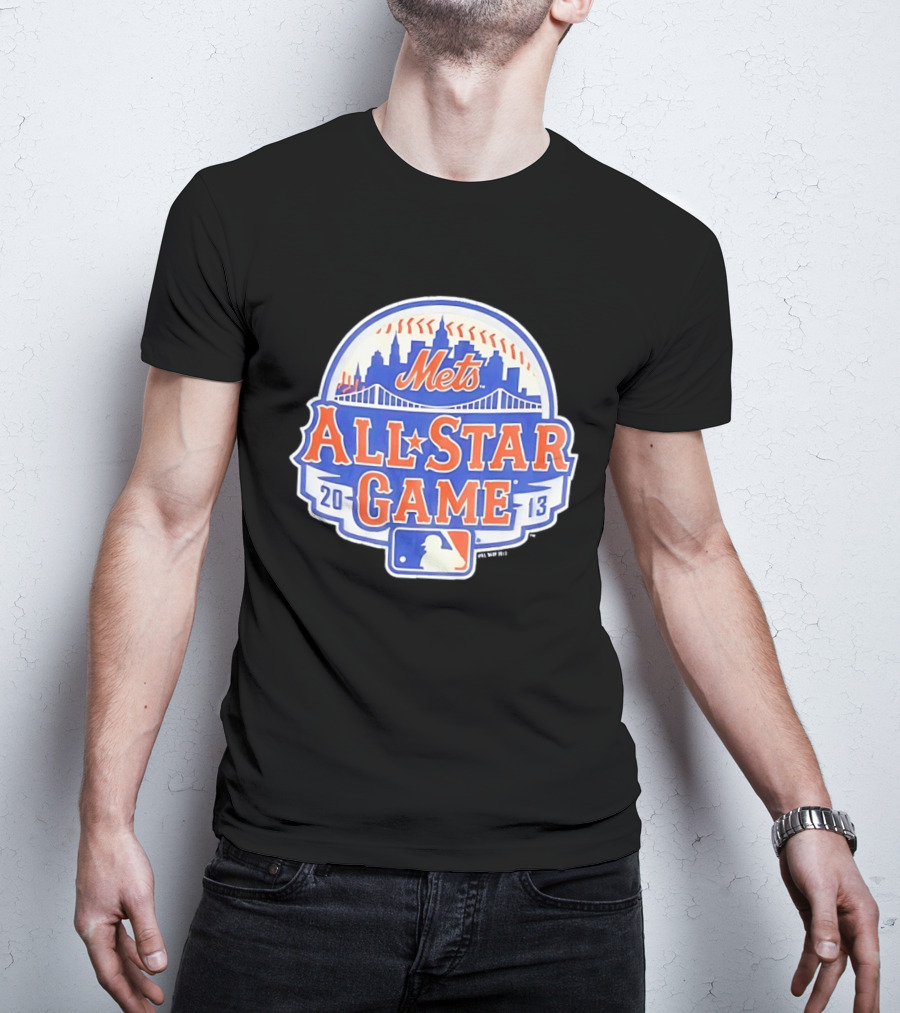 New York Mets 2013 All Star Game Skyline Baseball T-Shirt