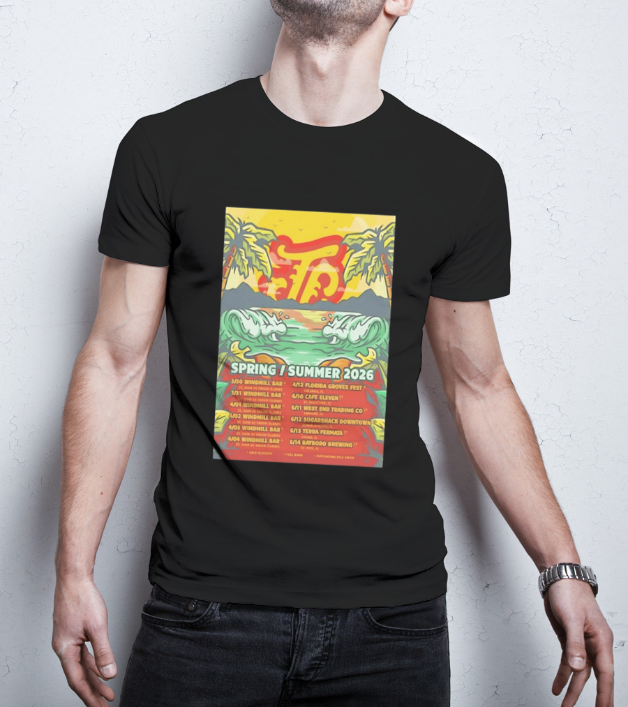Joey Calderaio Spring Summer 2026 Tour Dates And Locations T-Shirt