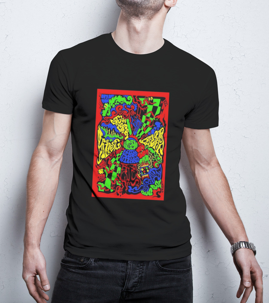 King Gizzard And The Lizard Wizard New York Forest Hills 8 20 2026 Psychedelic T-Shirt