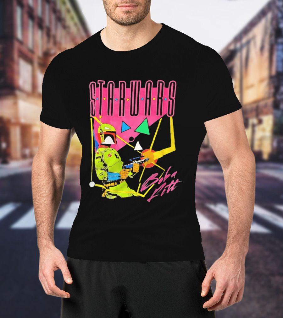 Star Wars Boba Fett Neon T-Shirt