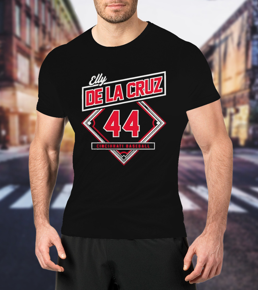 Elly De La Cruz 44 Cincinnati Baseball Reds T-Shirt
