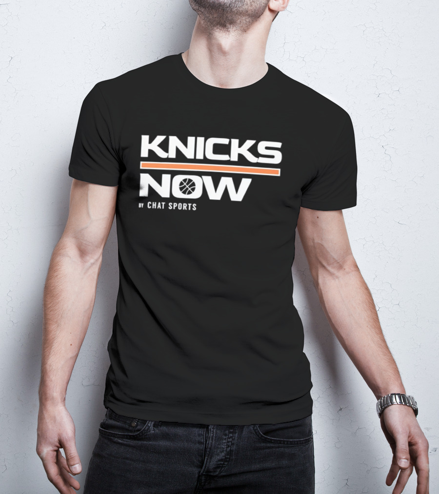 New York Knicks Now Basketball By Chat Sports T-Shirt