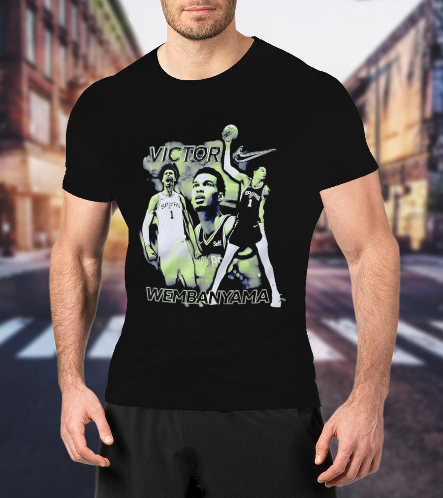Victor Wembanyama San Antonio Spurs Nike Basketball T-Shirt