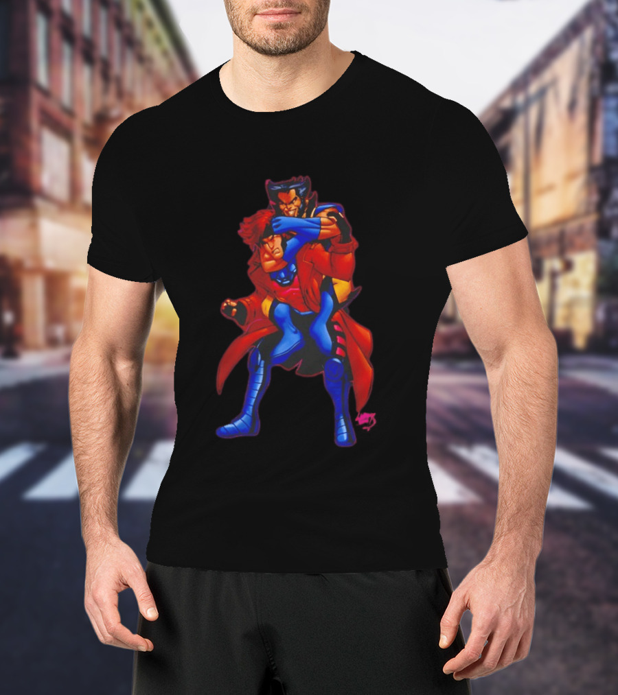 Gambit Remy LeBeau Wolverine Logan X Men Marvel Heroes T-Shirt
