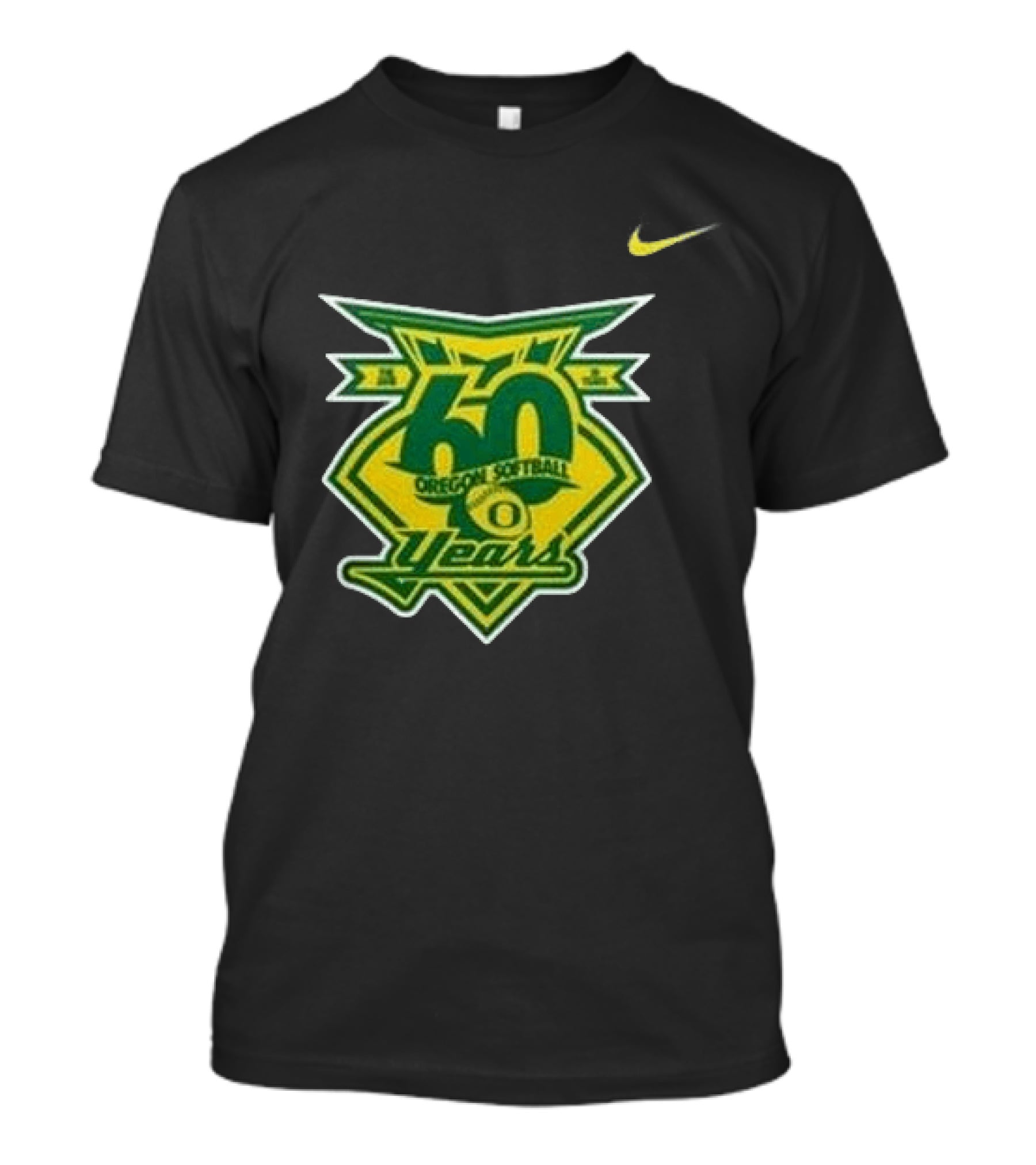 Oregon Ducks 60 Years Softball Anniversary Coach Melyssa Lombardi 2026 T-Shirt