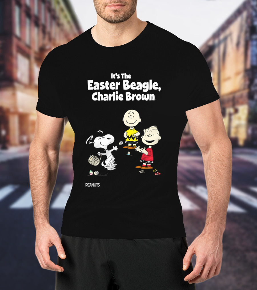 It's The Easter Beagle Charlie Brown Peanuts Snoopy Woodstock T-Shirt