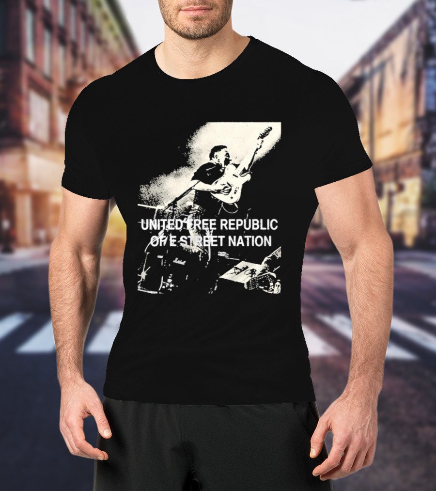 Bruce Springsteen 2026 Land Of Hope And Dreams American Tour United Free Republic One Street Nation T-Shirt