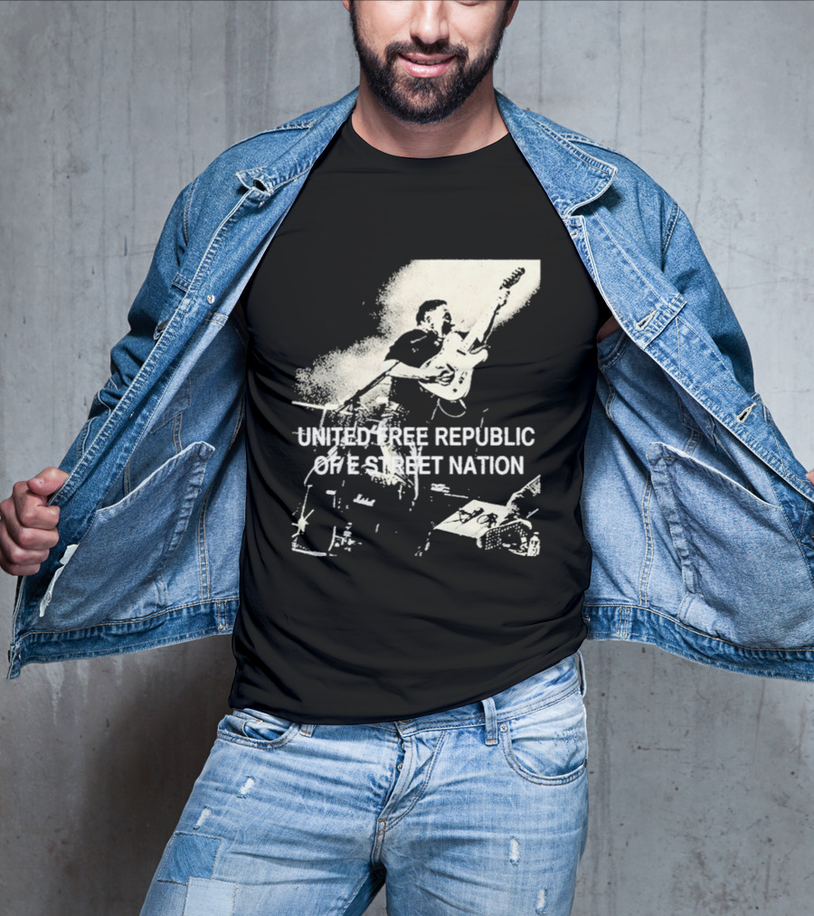 Bruce Springsteen 2026 Land Of Hope And Dreams American Tour United Free Republic One Street Nation T-Shirt