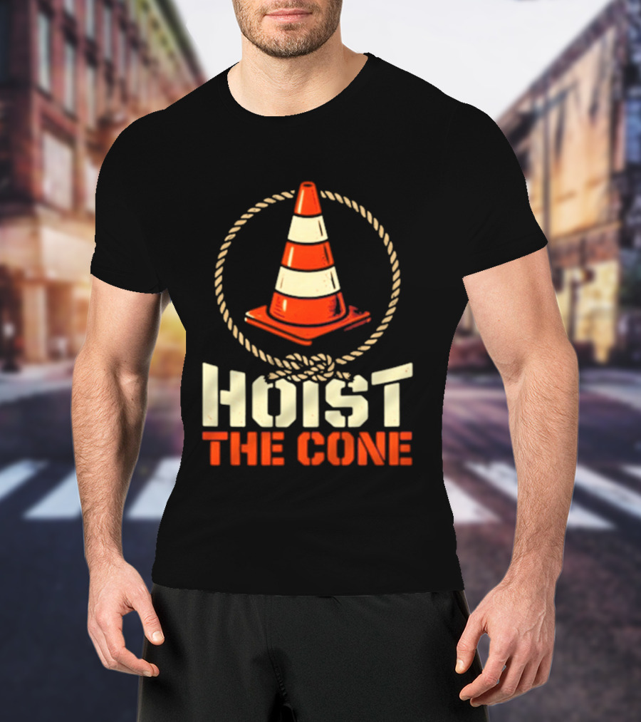 Pittsburgh Pirates Hoist The Cone Rope Traffic Cone T-Shirt