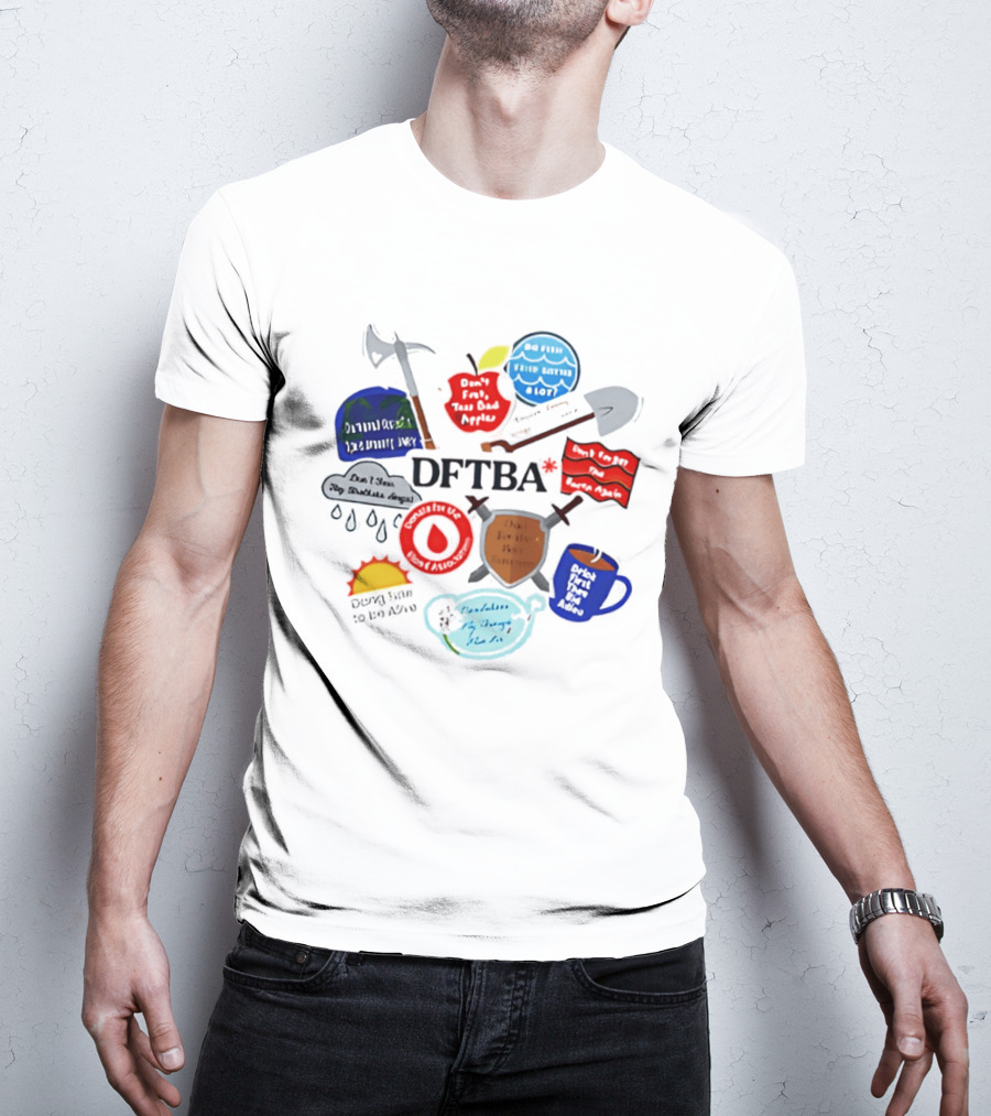 DFTBA Don't Forget To Be Awesome Bad Apple Touhou Project T-Shirt