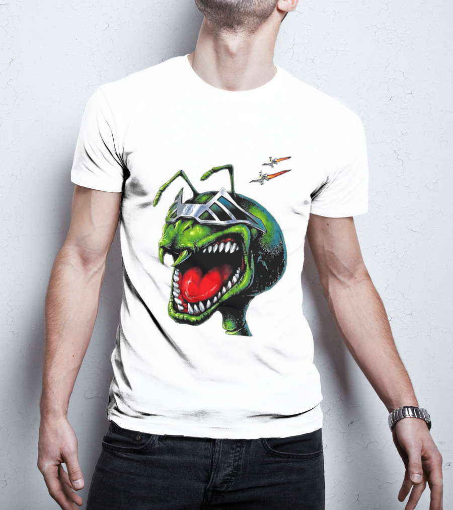 Hellstar Anthony Edwards Ant Man Alien Creature With Sunglasses And Spacecrafts T-Shirt