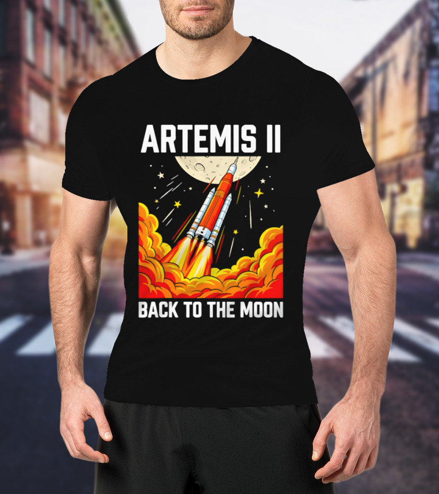 Artemis II Moon Mission Rocket Launch Back To The Moon T-Shirt