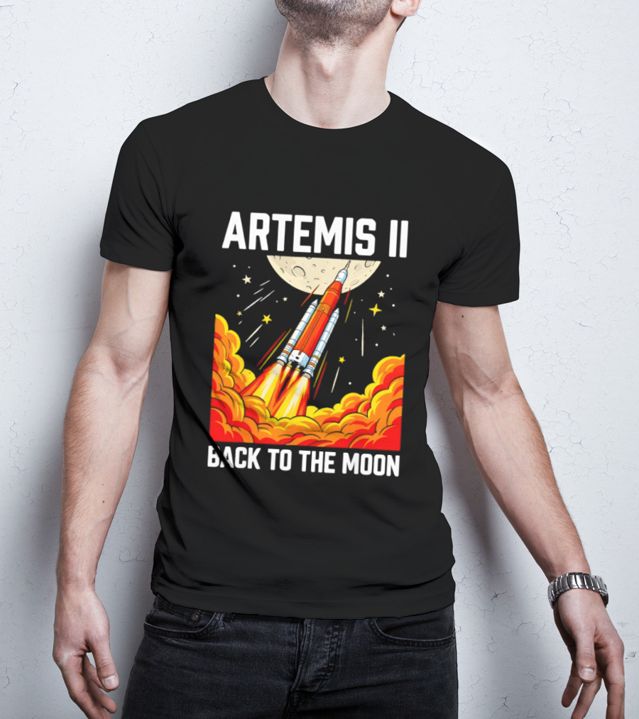 Artemis II Moon Mission Rocket Launch Back To The Moon T-Shirt
