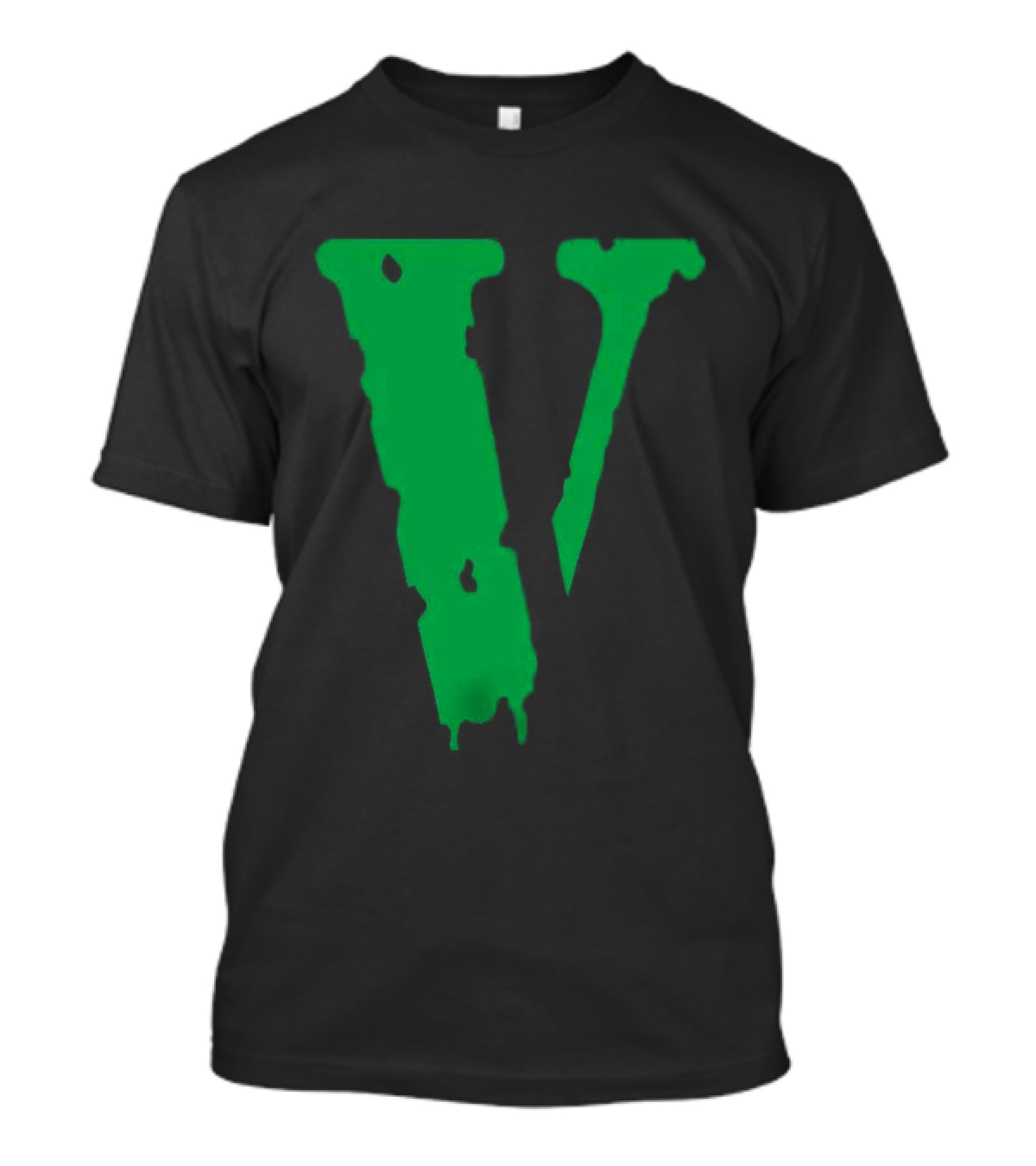 Vlone Friends Dripping Green V T-Shirt