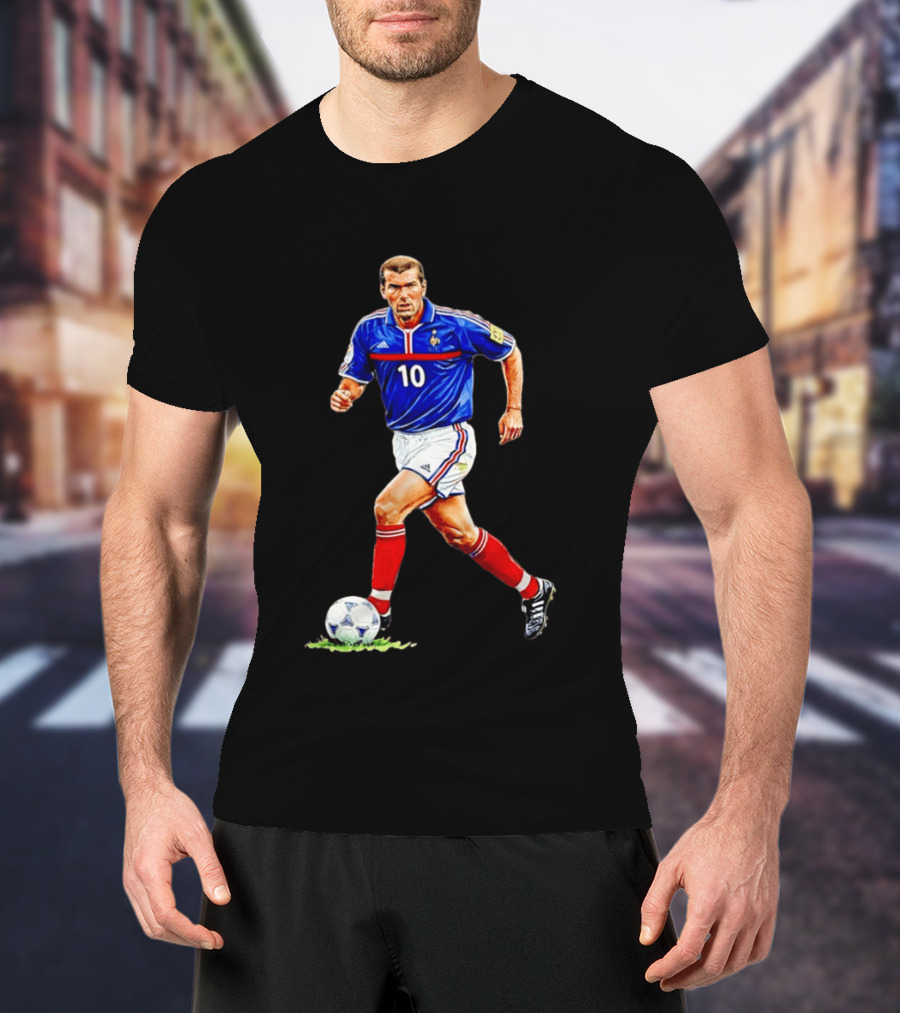 Zinédine Zidane France Football Number 10 World Cup 1998 T-Shirt