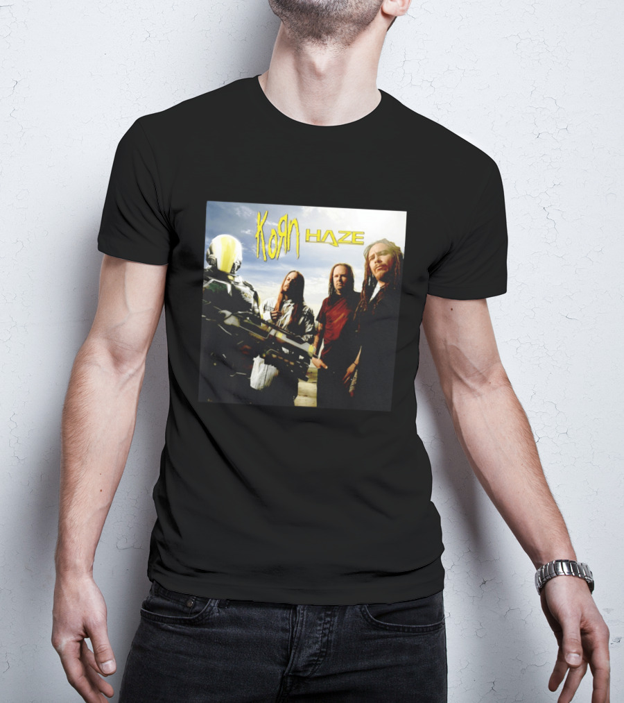 Korn Haze Band Members With Sci Fi Armor T-Shirt