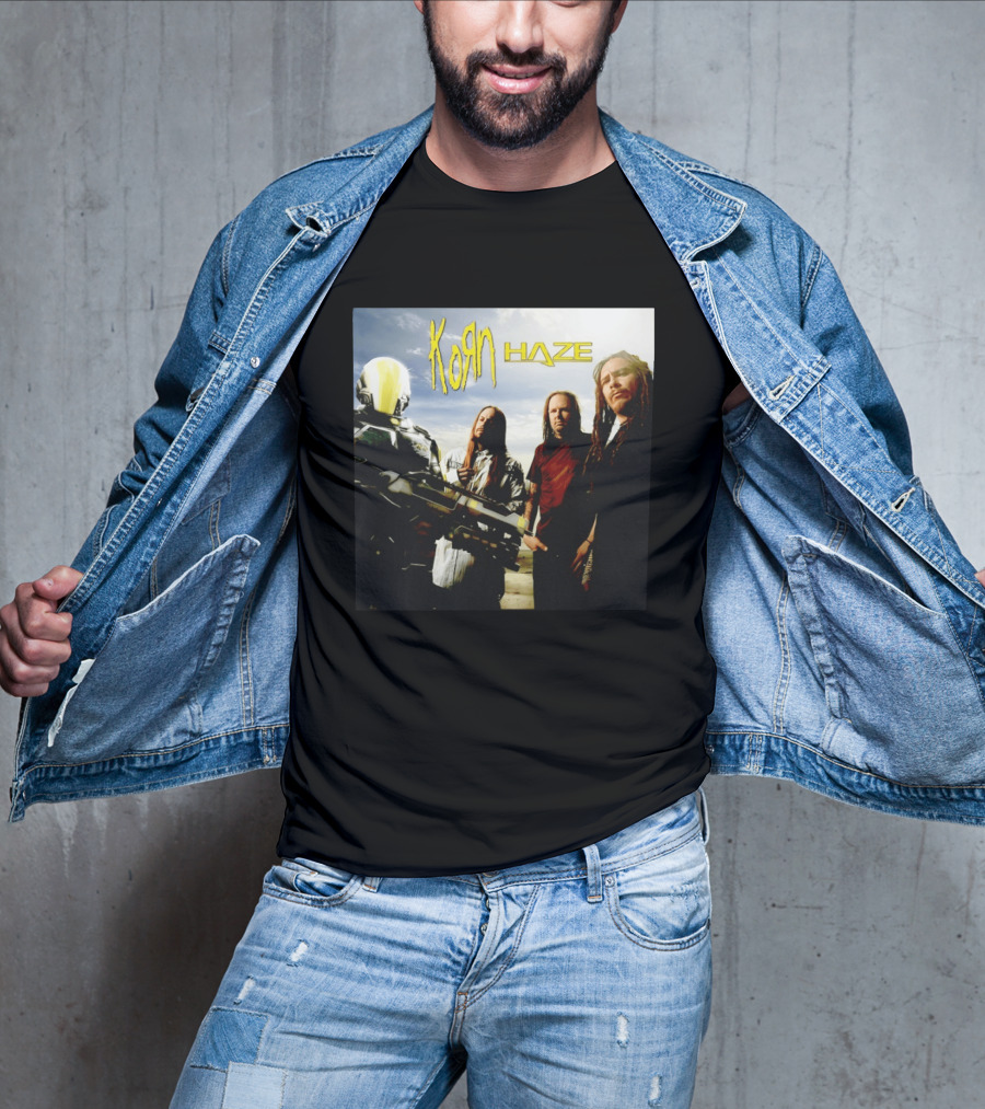Korn Haze Band Members With Sci Fi Armor T-Shirt