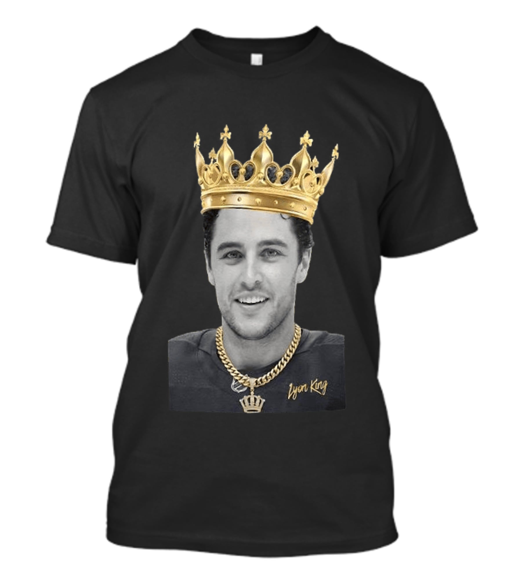 Lyon King Crowned Alex Lyon Buffalo Sabres Hockey T-Shirt