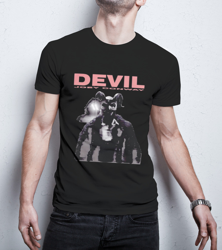 Devil Joey Conway Photographic Evidence Mysterious Horned Figure T-Shirt