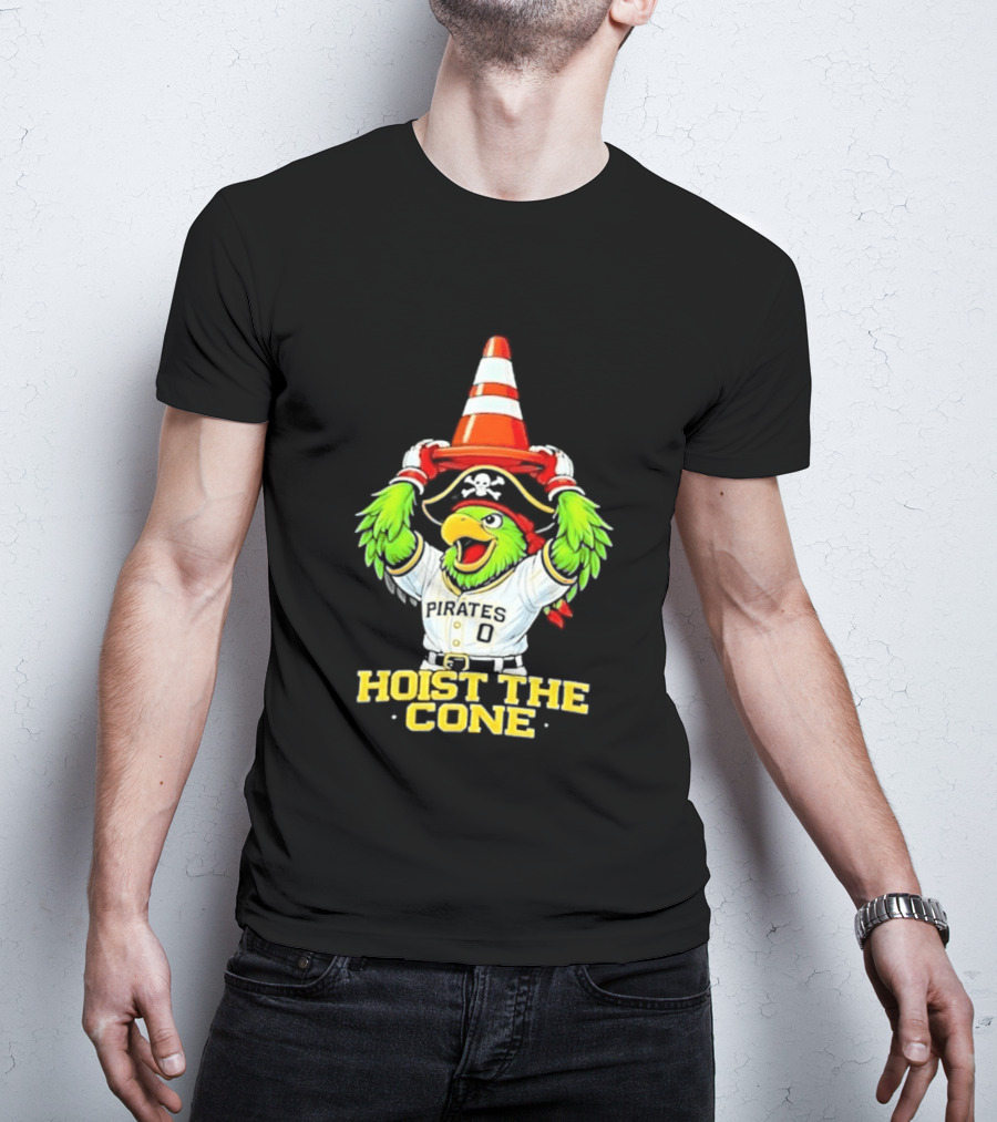 Pirate Parrot Hoist The Cone Pittsburgh Pirates Baseball 2026 T-Shirt