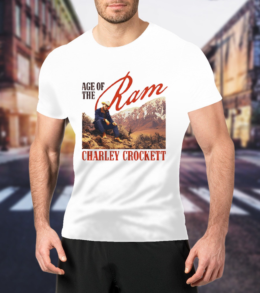 Age Of The Ram Western Style Charley Crockett Adventure T-Shirt