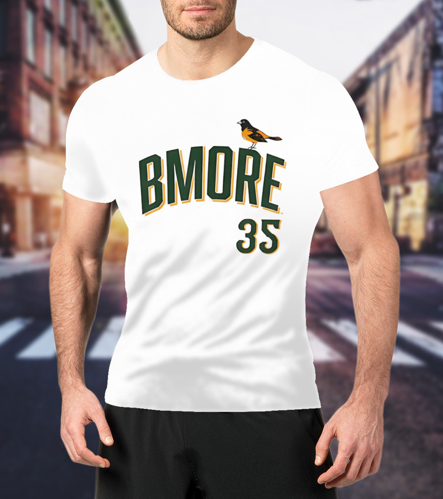 Baltimore Orioles Bmore 35 City Connect Bird T-Shirt
